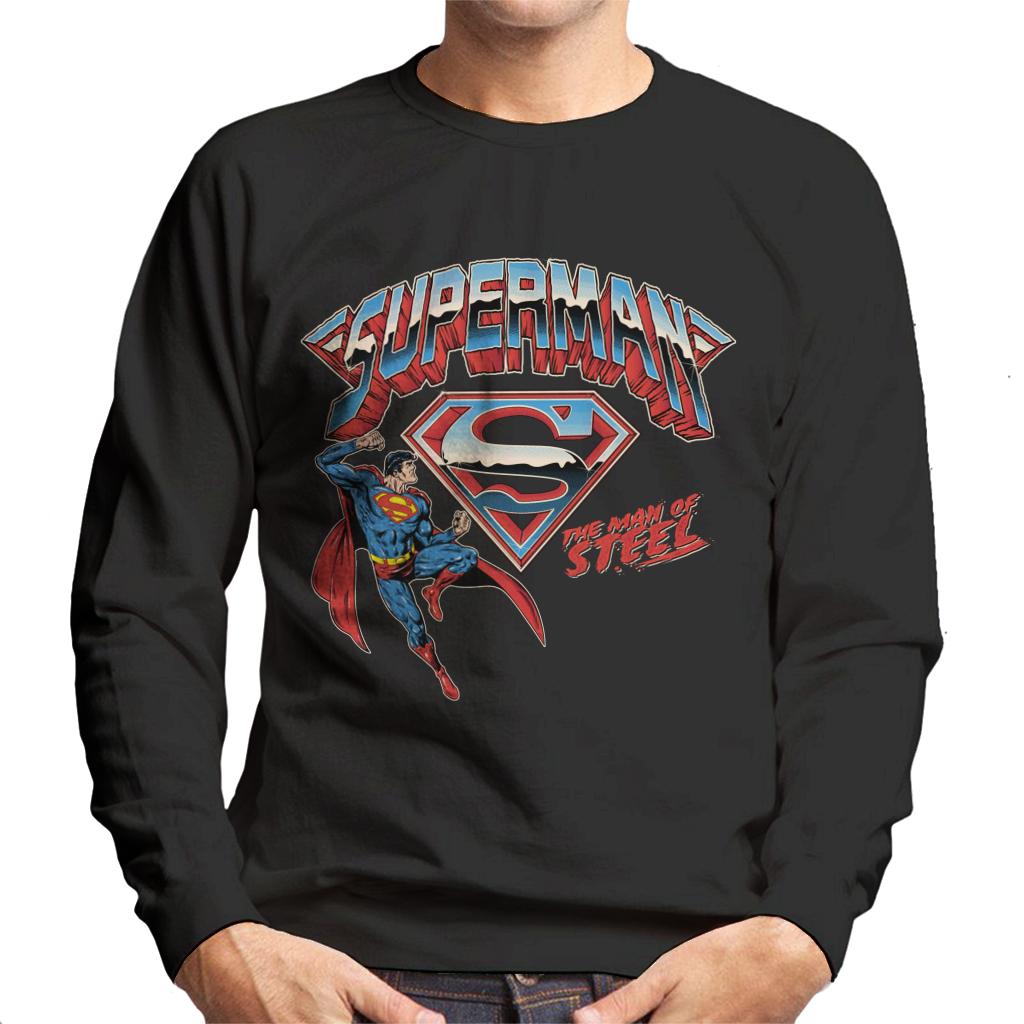 Superman Logo The Man Of Steel Men's Sweatshirt product image 1