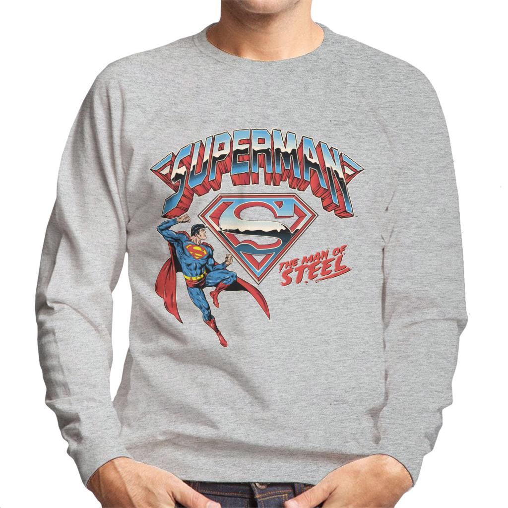 Superman Logo The Man Of Steel Men's Sweatshirt product image 4