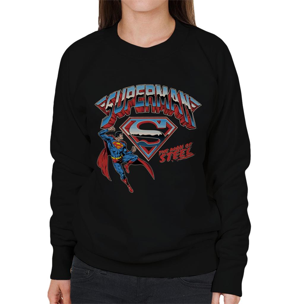 Superman Logo The Man Of Steel Women's Sweatshirt product image 1