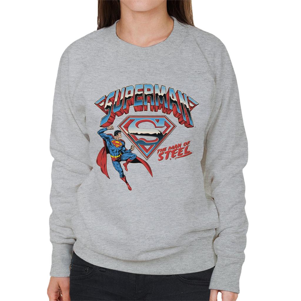 Superman Logo The Man Of Steel Women's Sweatshirt product image 4