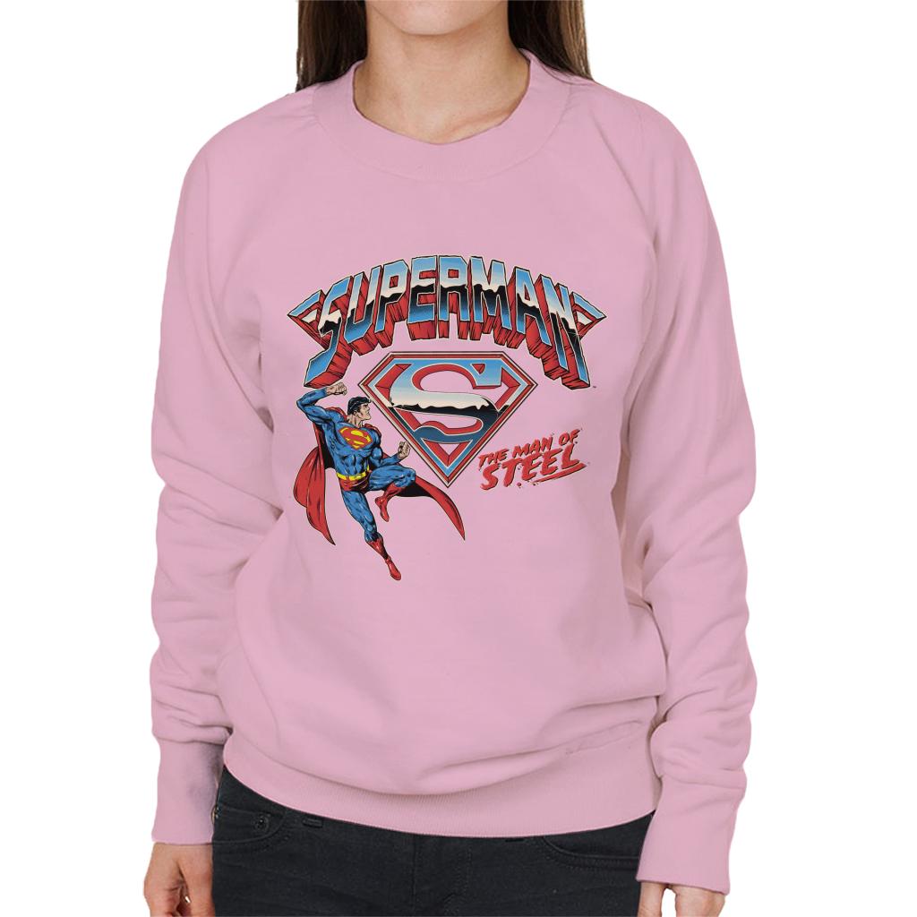 Superman Logo The Man Of Steel Women's Sweatshirt product image 6