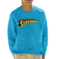 Superman 3 Dimensional Yellow Logo Kid's Sweatshirt product image 1