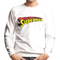 Superman 3 Dimensional Yellow Logo Men's Sweatshirt product image 1