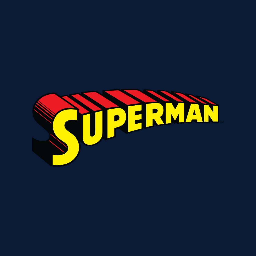 Superman 3 Dimensional Yellow Logo Men's T-Shirt product image 2