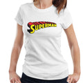 Superman 3 Dimensional Yellow Logo Women's T-Shirt product image 1