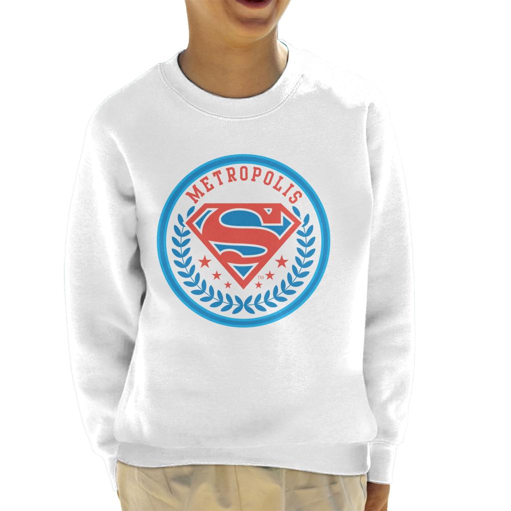 Superman Comic Metropolis Logo Kid's Sweatshirt product image 4