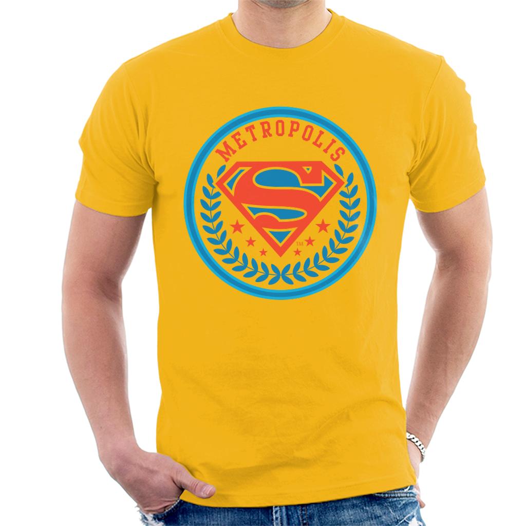 Superman Comic Metropolis Logo Men's T-Shirt product image 6