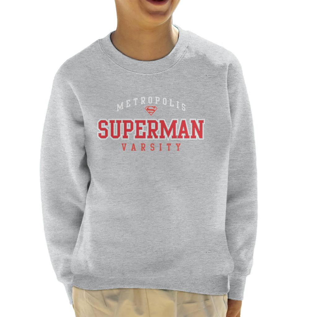 Superman Metropolis Varsity Logo Kid's Sweatshirt product image 4