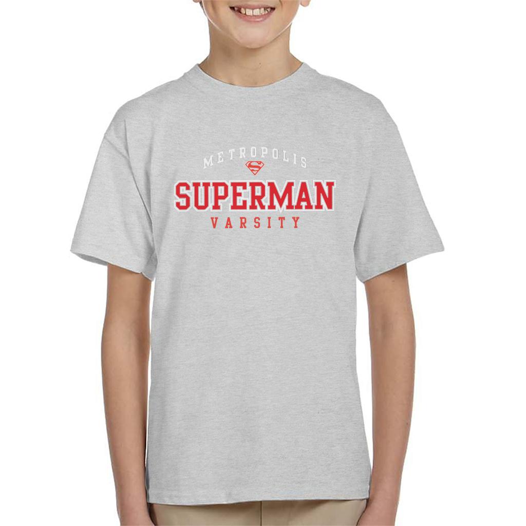 Superman Metropolis Varsity Logo Kid's T-Shirt product image 4