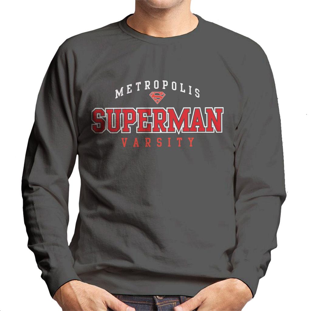 Superman Metropolis Varsity Logo Men's Sweatshirt product image 1