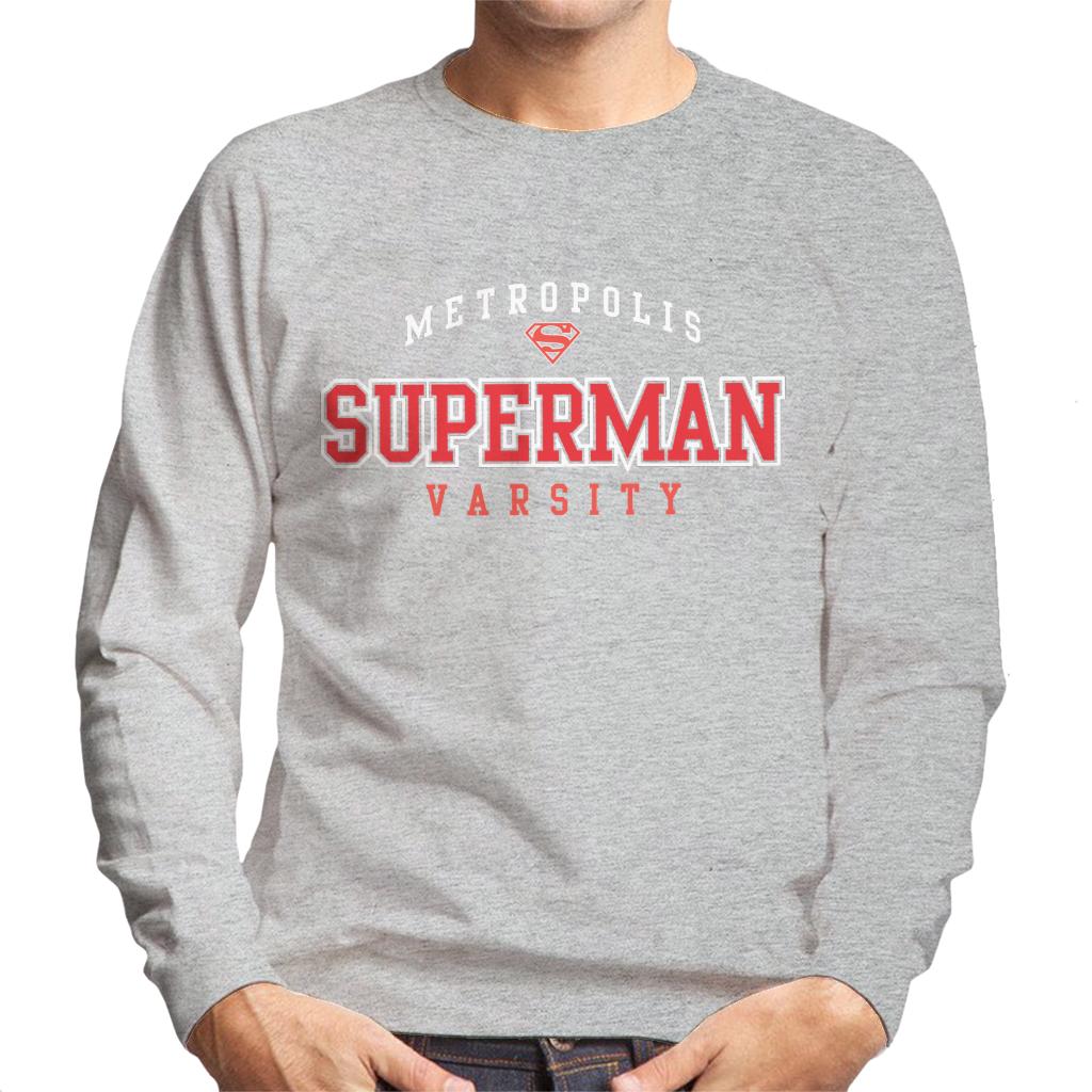Superman Metropolis Varsity Logo Men's Sweatshirt product image 4