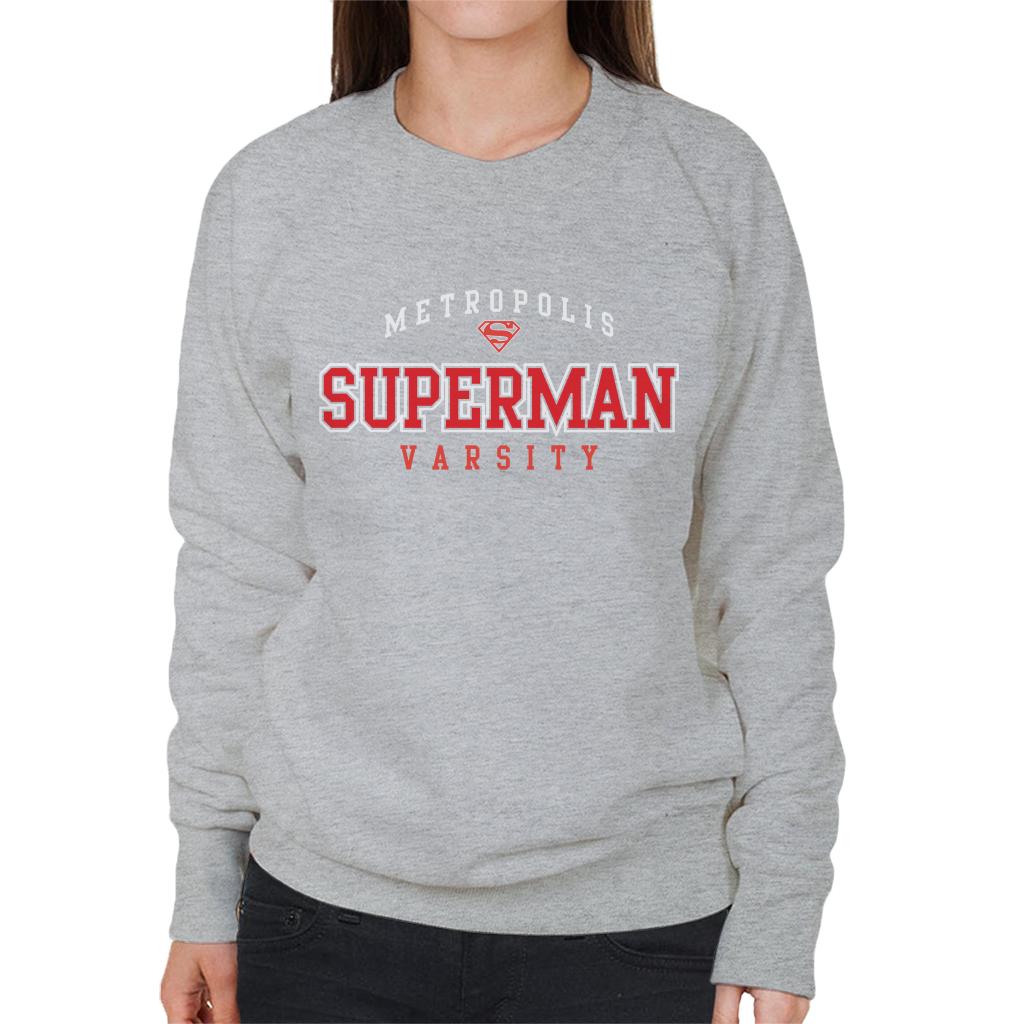 Superman Metropolis Varsity Logo Women's Sweatshirt product image 4