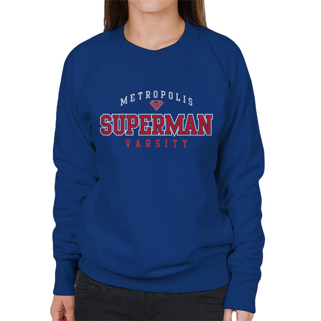 Superman Metropolis Varsity Logo Women's Sweatshirt product image 6