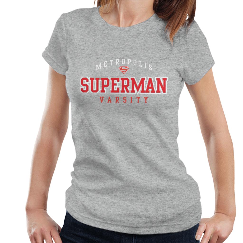 Superman Metropolis Varsity Logo Women's T-Shirt product image 4