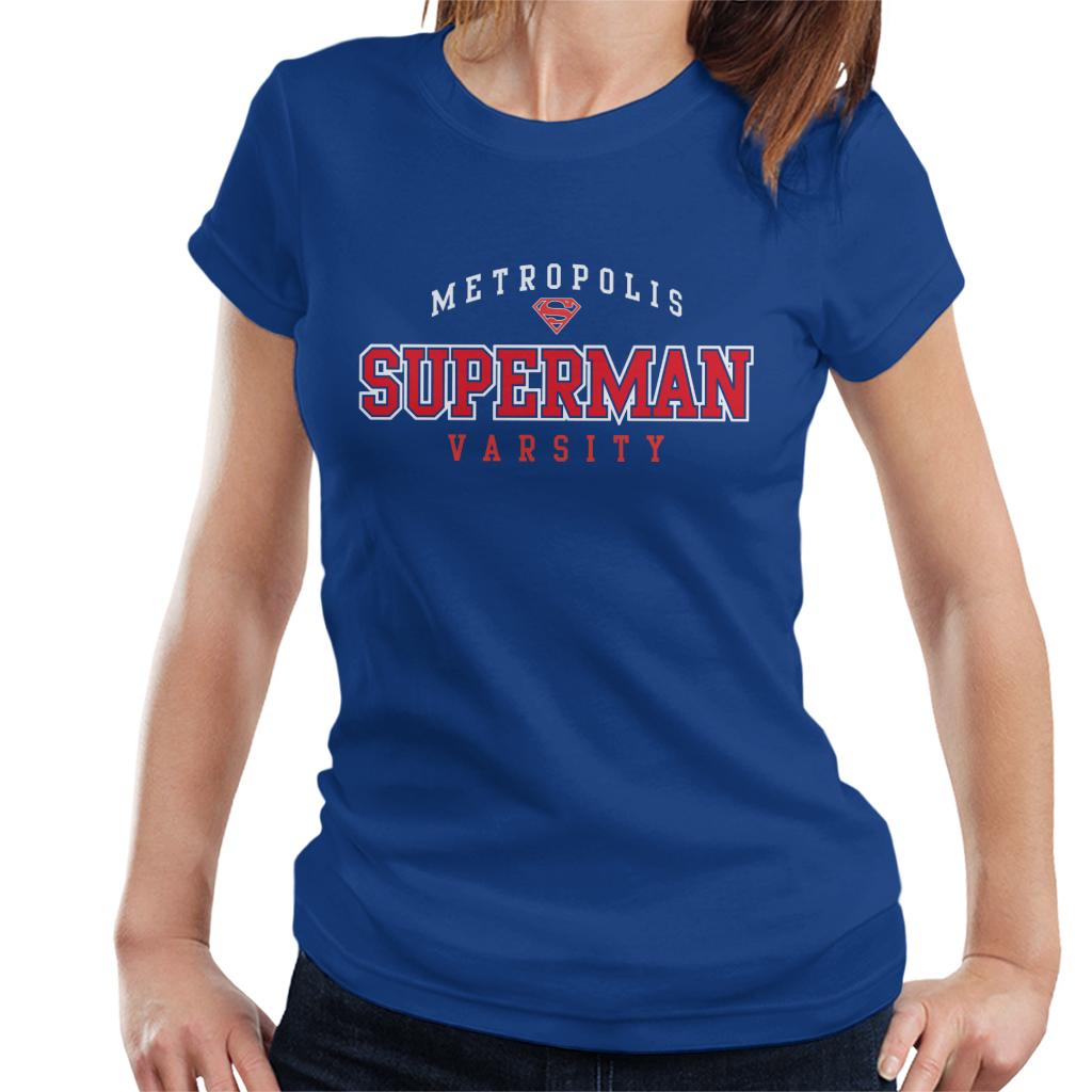 Superman Metropolis Varsity Logo Women's T-Shirt product image 6