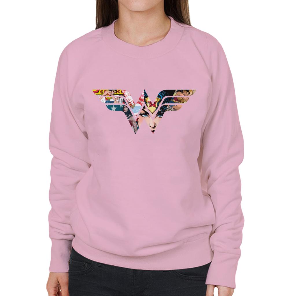 Wonder Woman Logo Montage Women's Sweatshirt product image 6
