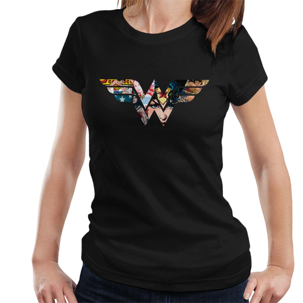 Wonder Woman Logo Montage Women's T-Shirt product image 1