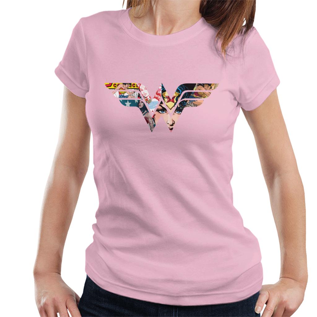Wonder Woman Logo Montage Women's T-Shirt product image 6
