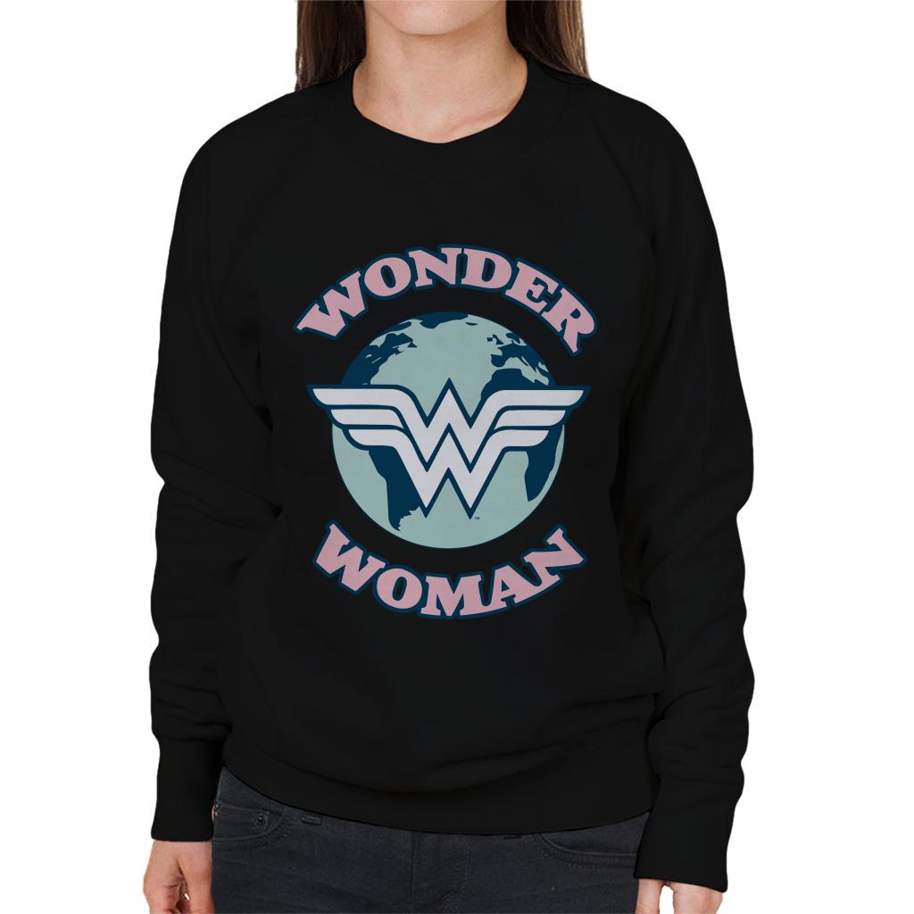 Wonder Woman Globe Logo Women's Sweatshirt product image 1