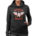 Wonder Woman Red Logo Women's Hooded Sweatshirt product image 1