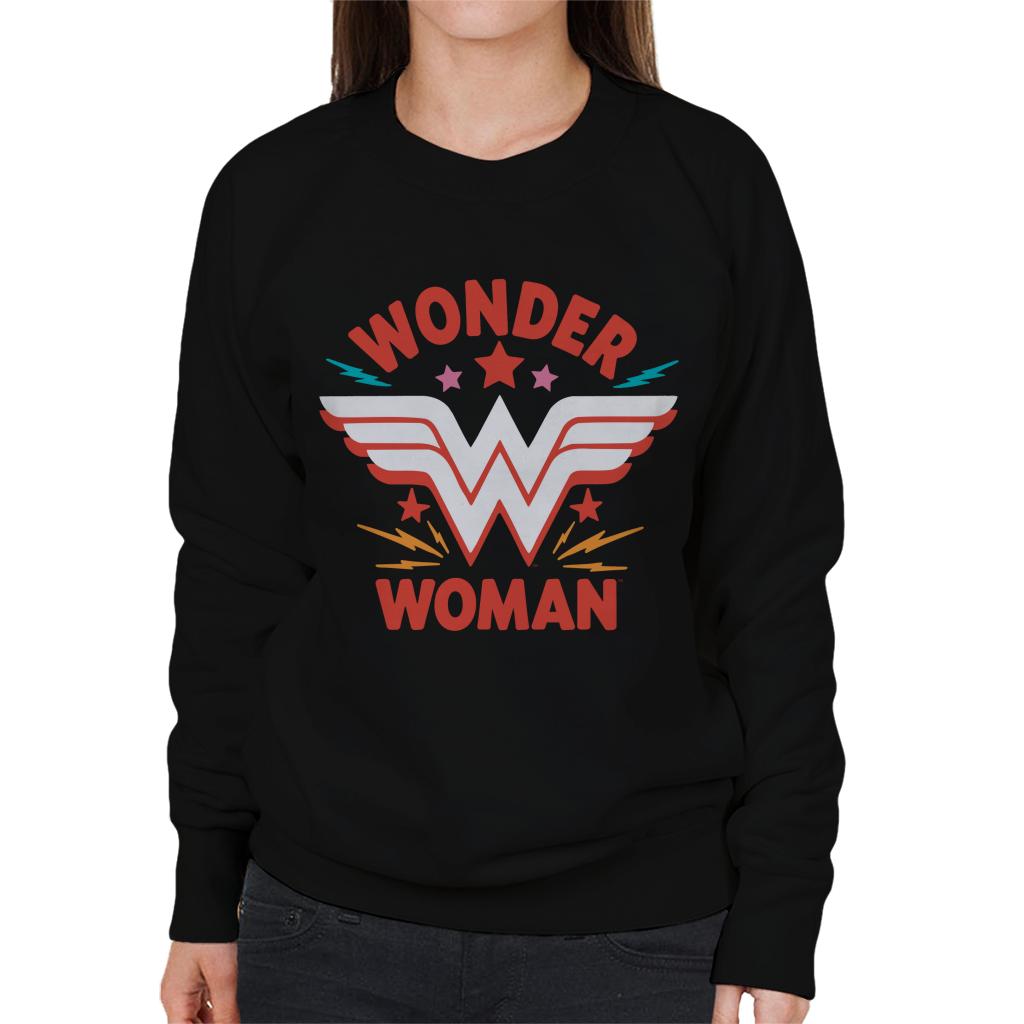 Wonder Woman Red Logo Women's Sweatshirt product image 1