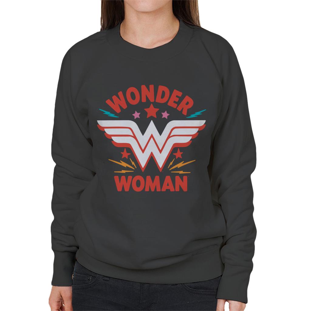 Wonder Woman Red Logo Women's Sweatshirt product image 4