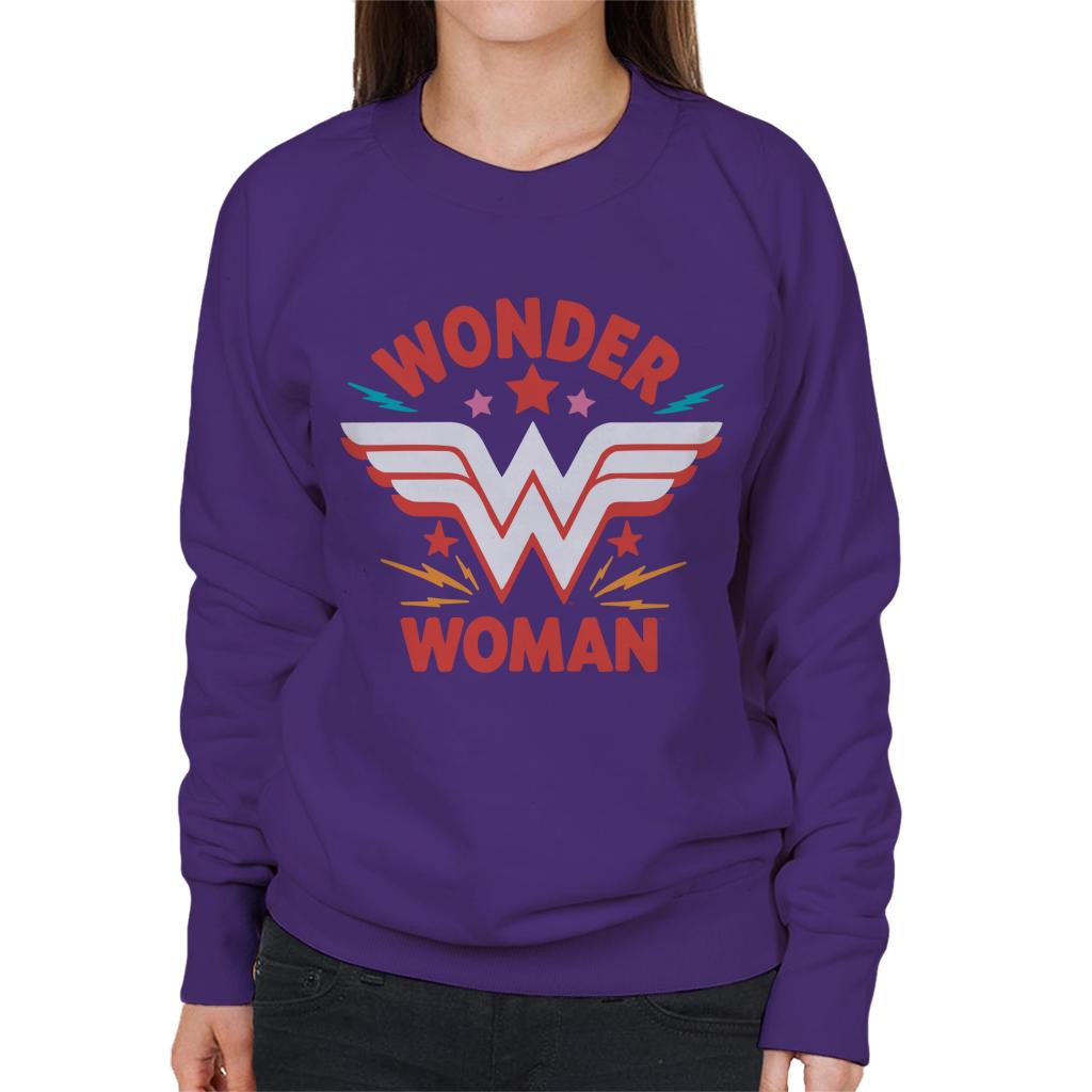 Wonder Woman Red Logo Women's Sweatshirt product image 6