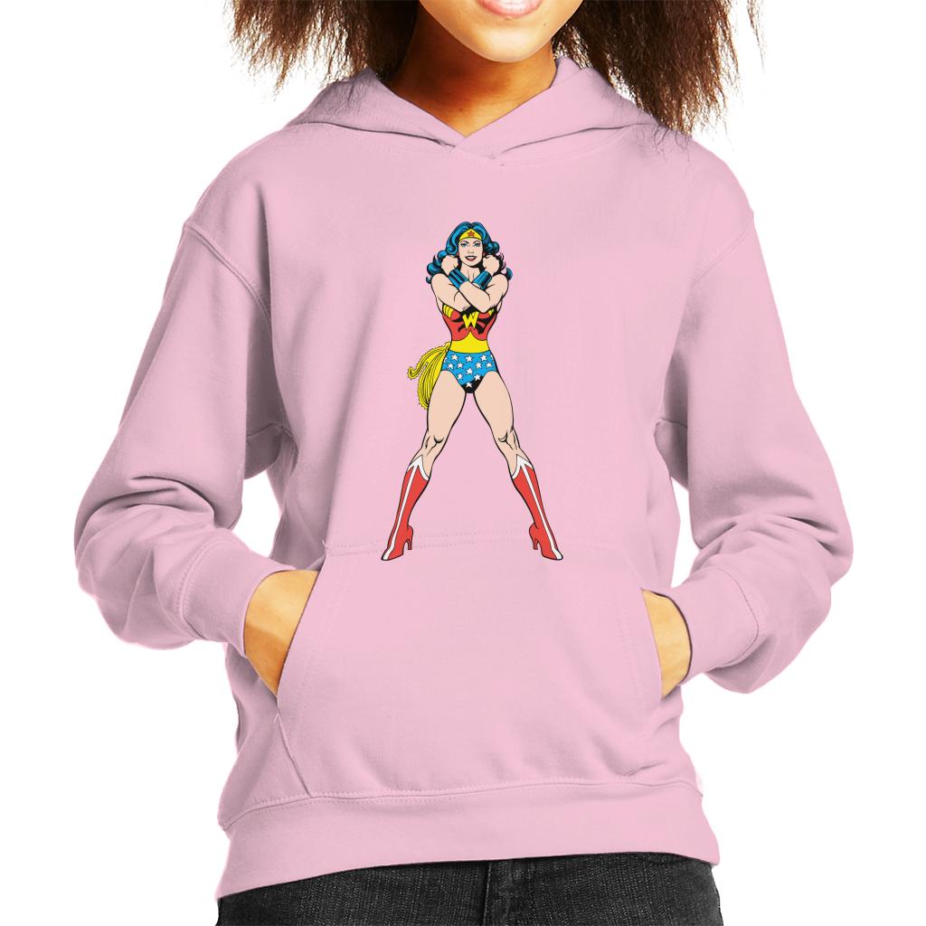 Wonder Woman Comics Arms Crossed Kid's Hooded Sweatshirt product image 6