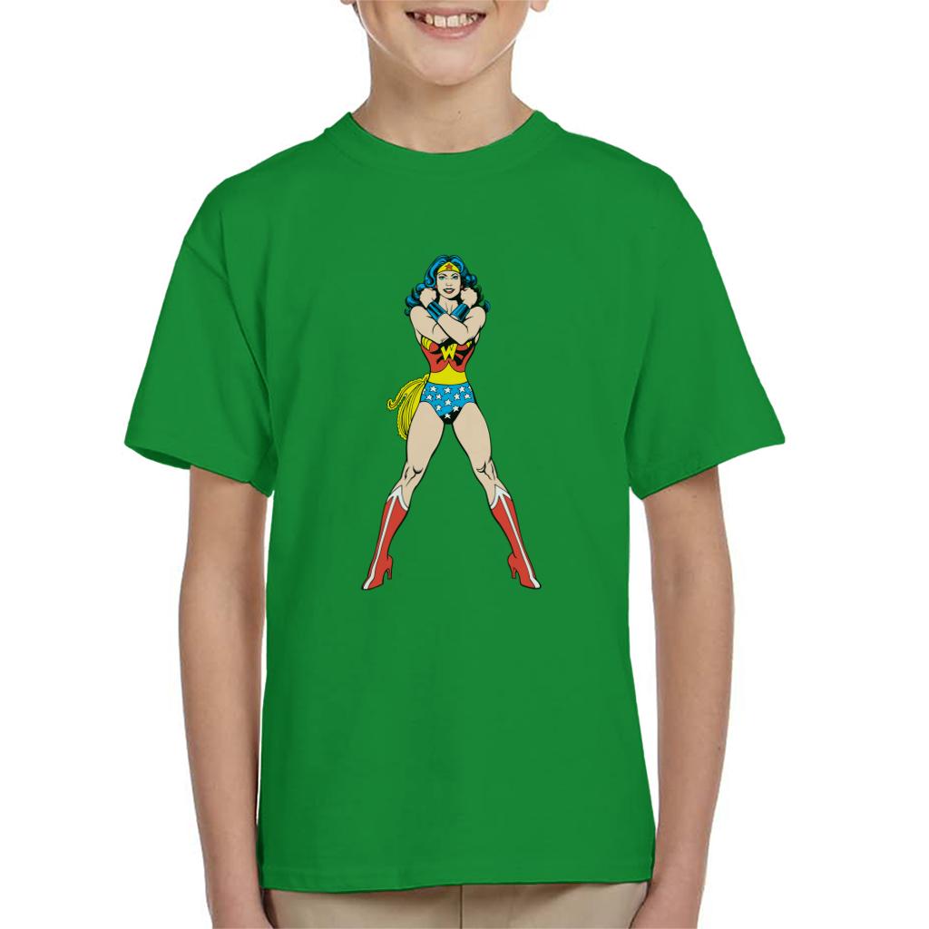 Wonder Woman Comics Arms Crossed Kid's T-Shirt product image 4