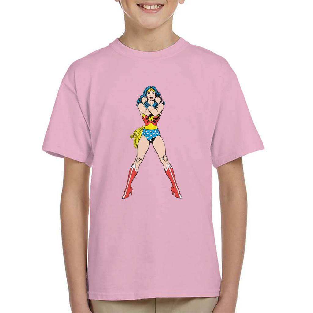 Wonder Woman Comics Arms Crossed Kid's T-Shirt product image 6
