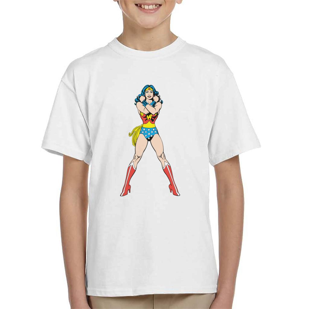 Wonder Woman Comics Arms Crossed Kid's T-Shirt product image 1