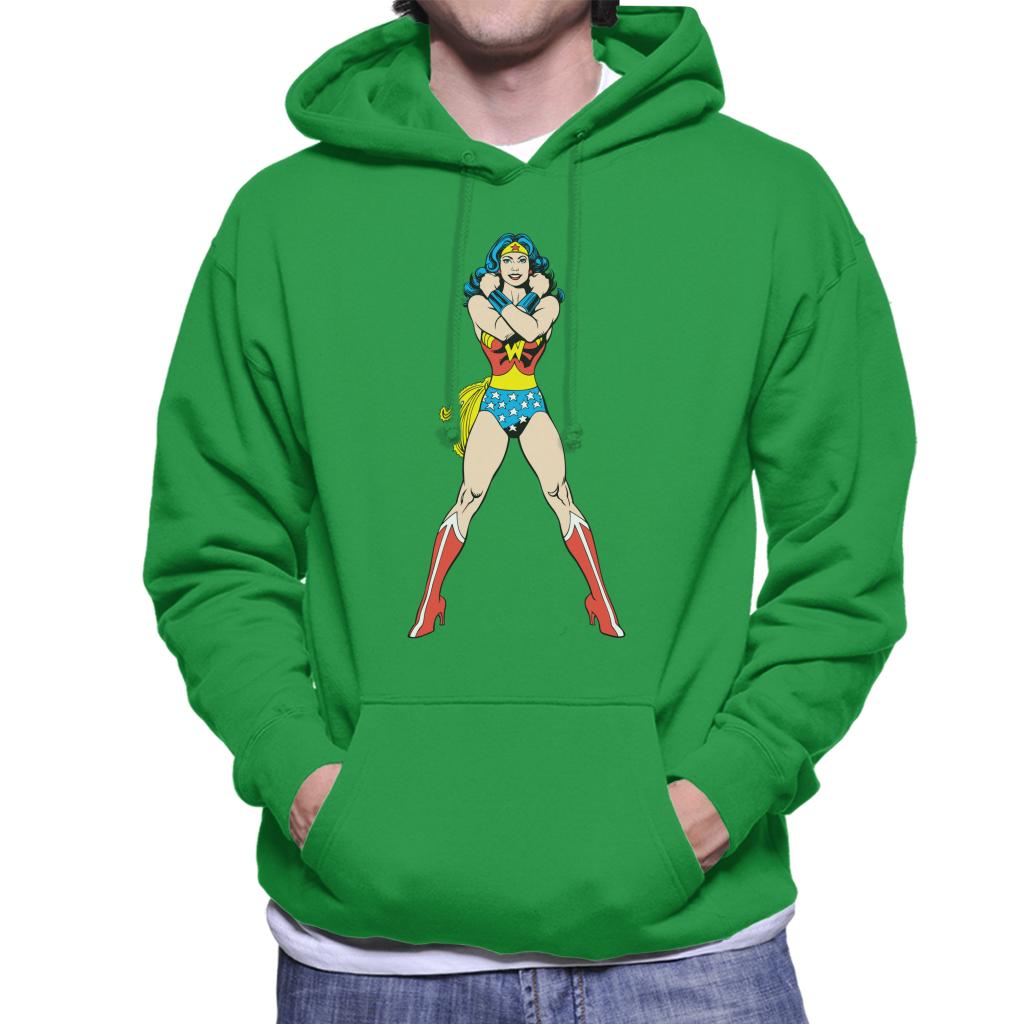 Wonder Woman Comics Arms Crossed Men's Hooded Sweatshirt product image 4