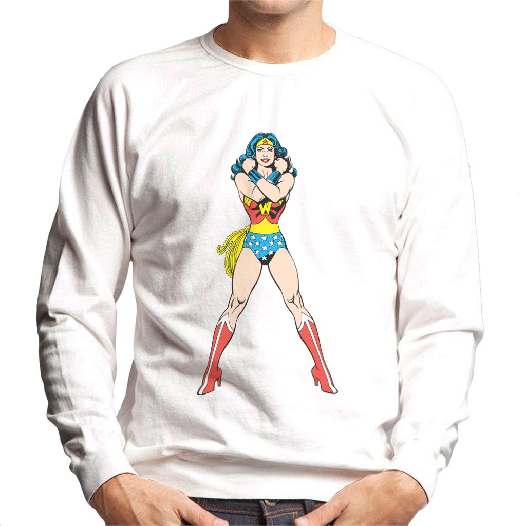 Wonder Woman Comics Arms Crossed Men's Sweatshirt product image 1
