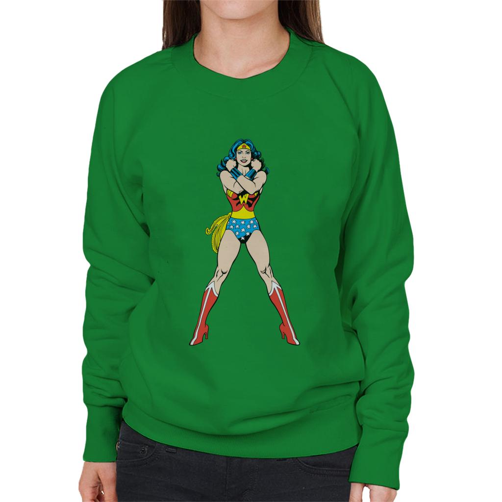 Wonder Woman Comics Arms Crossed Women's Sweatshirt product image 4