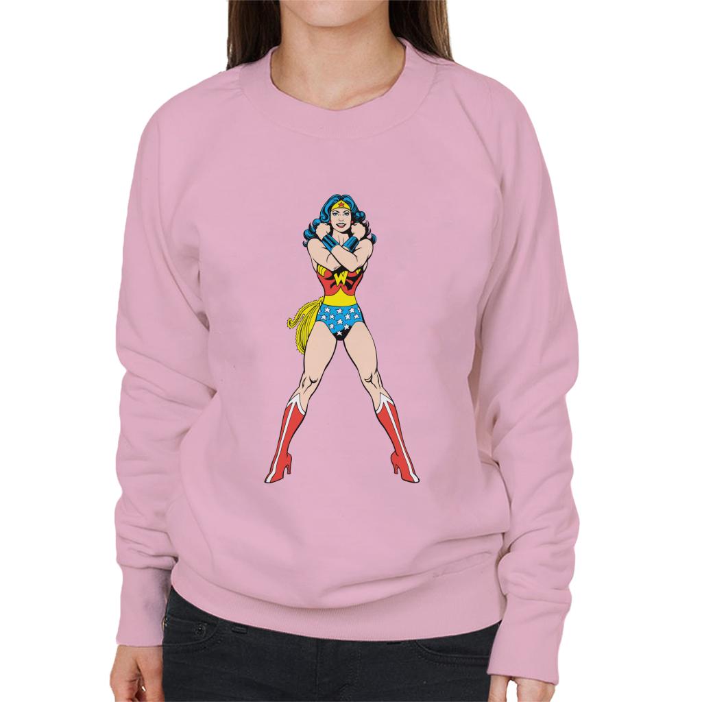 Wonder Woman Comics Arms Crossed Women's Sweatshirt product image 6