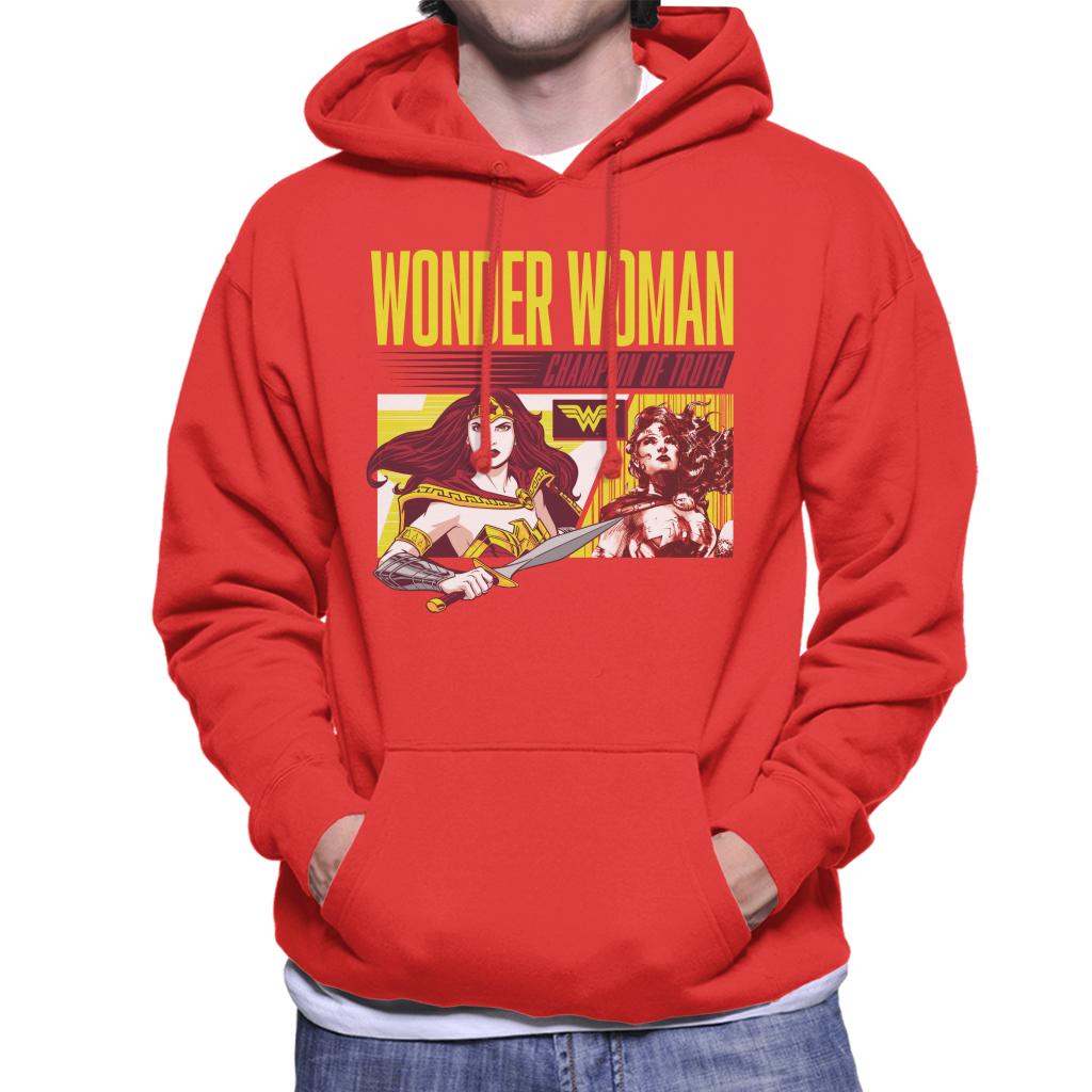 Wonder Woman Champion Of Truth Men's Hooded Sweatshirt product image 1