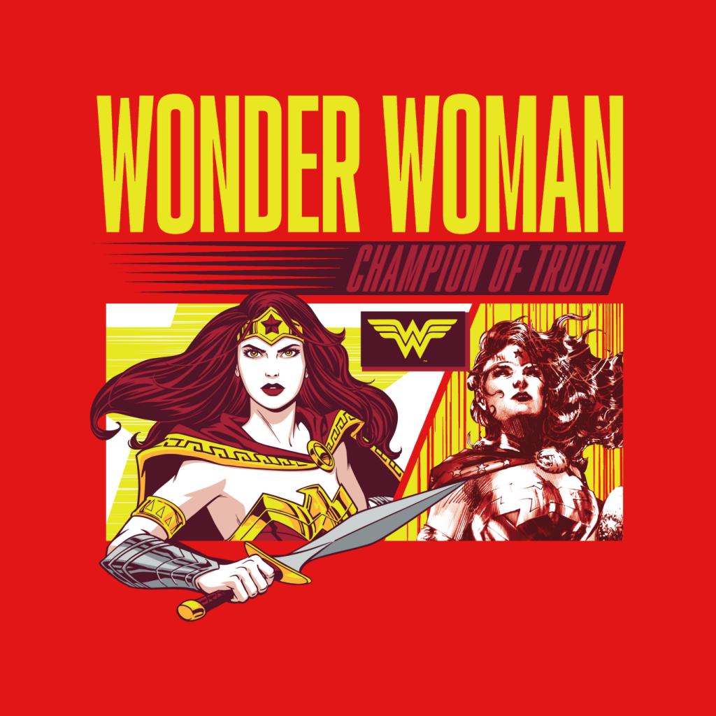 Wonder Woman Champion Of Truth Men's Hooded Sweatshirt product image 2