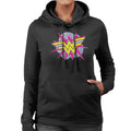 Wonder Woman Pink And Yellow Logo Women's Hooded Sweatshirt product image 1