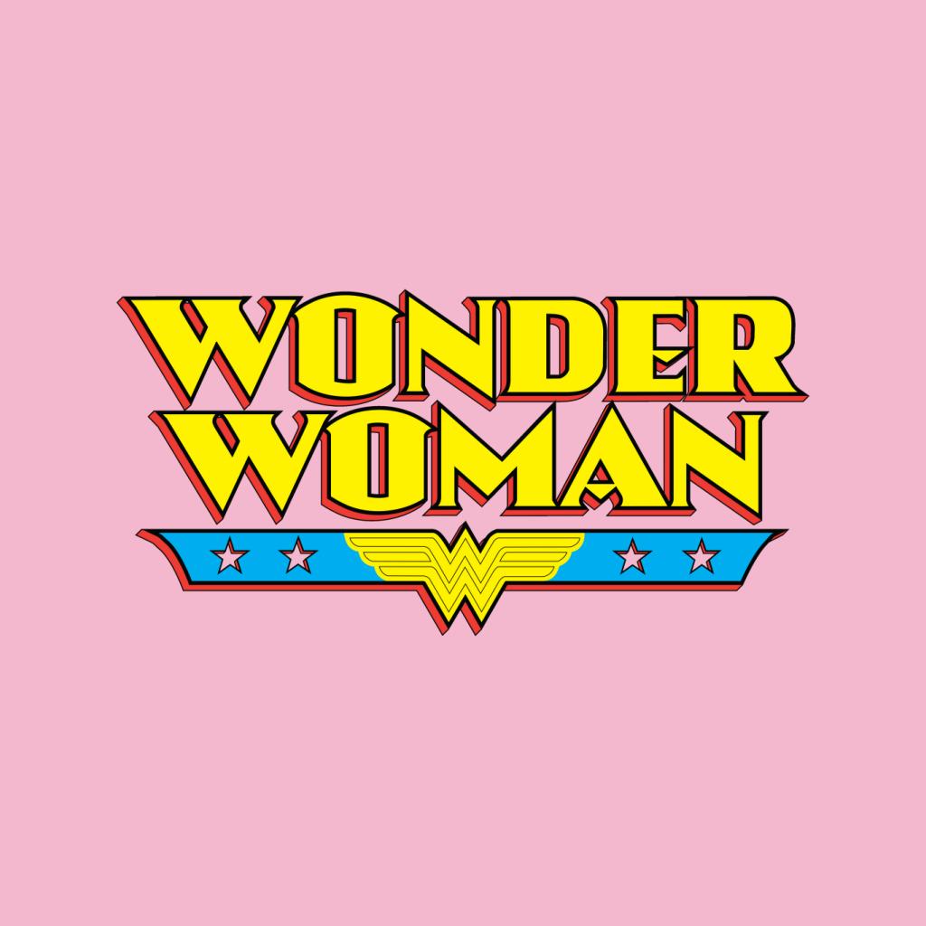 Wonder Woman Yellow Logo Women's Hooded Sweatshirt product image 7