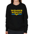 Wonder Woman Yellow Logo Women's Sweatshirt product image 1