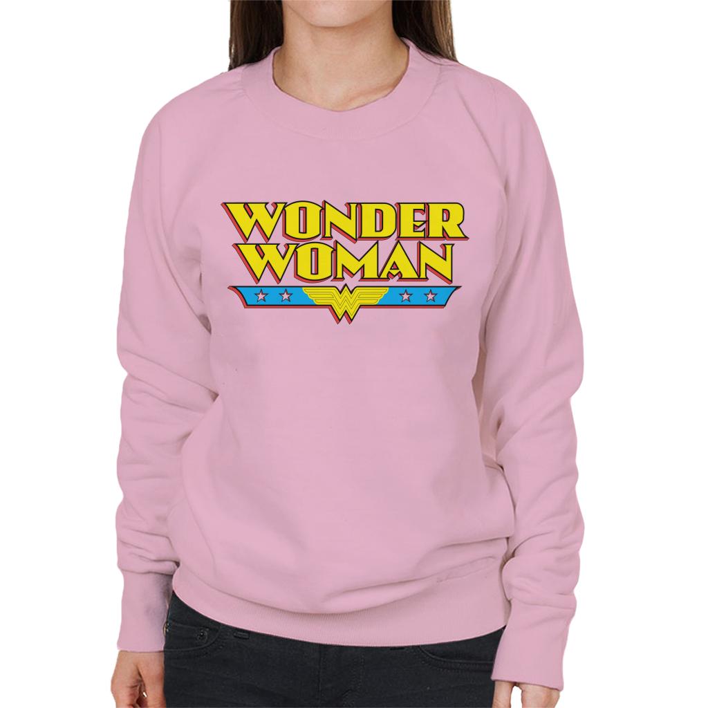 Wonder Woman Yellow Logo Women's Sweatshirt product image 6
