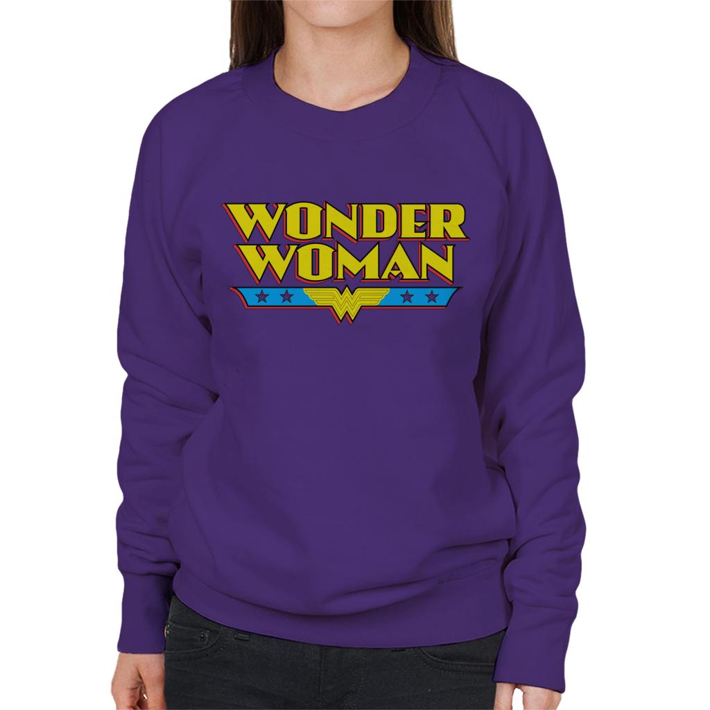 Wonder Woman Yellow Logo Women's Sweatshirt product image 4