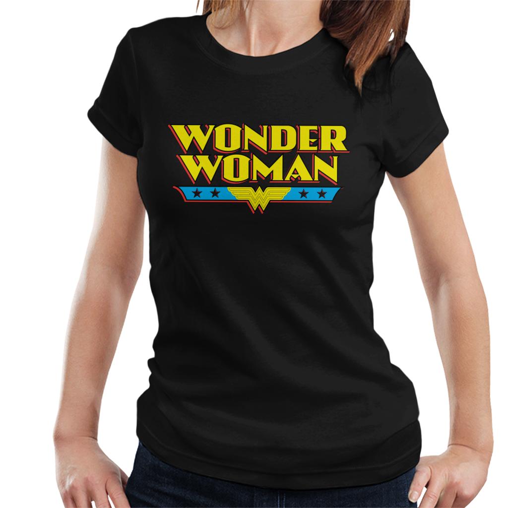 Wonder Woman Yellow Logo Women's T-Shirt product image 1