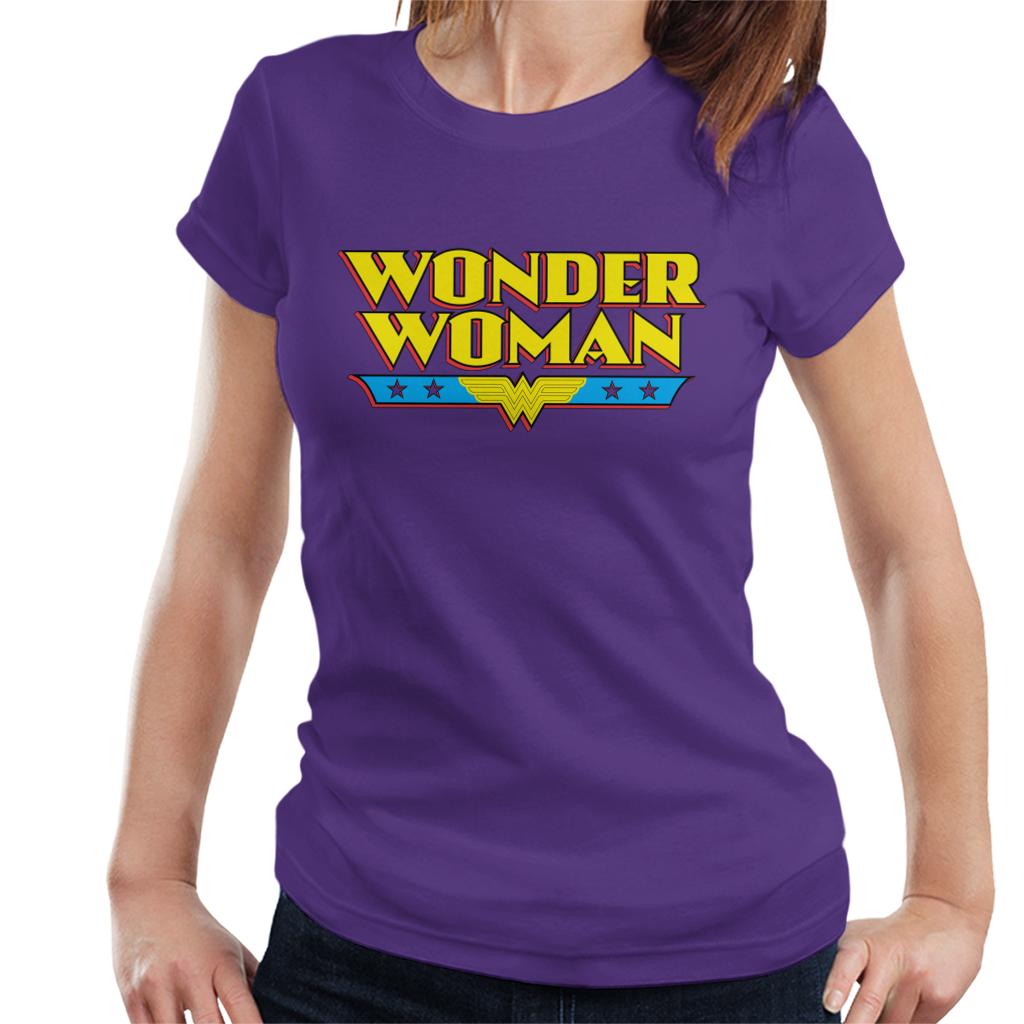 Wonder Woman Yellow Logo Women's T-Shirt product image 4