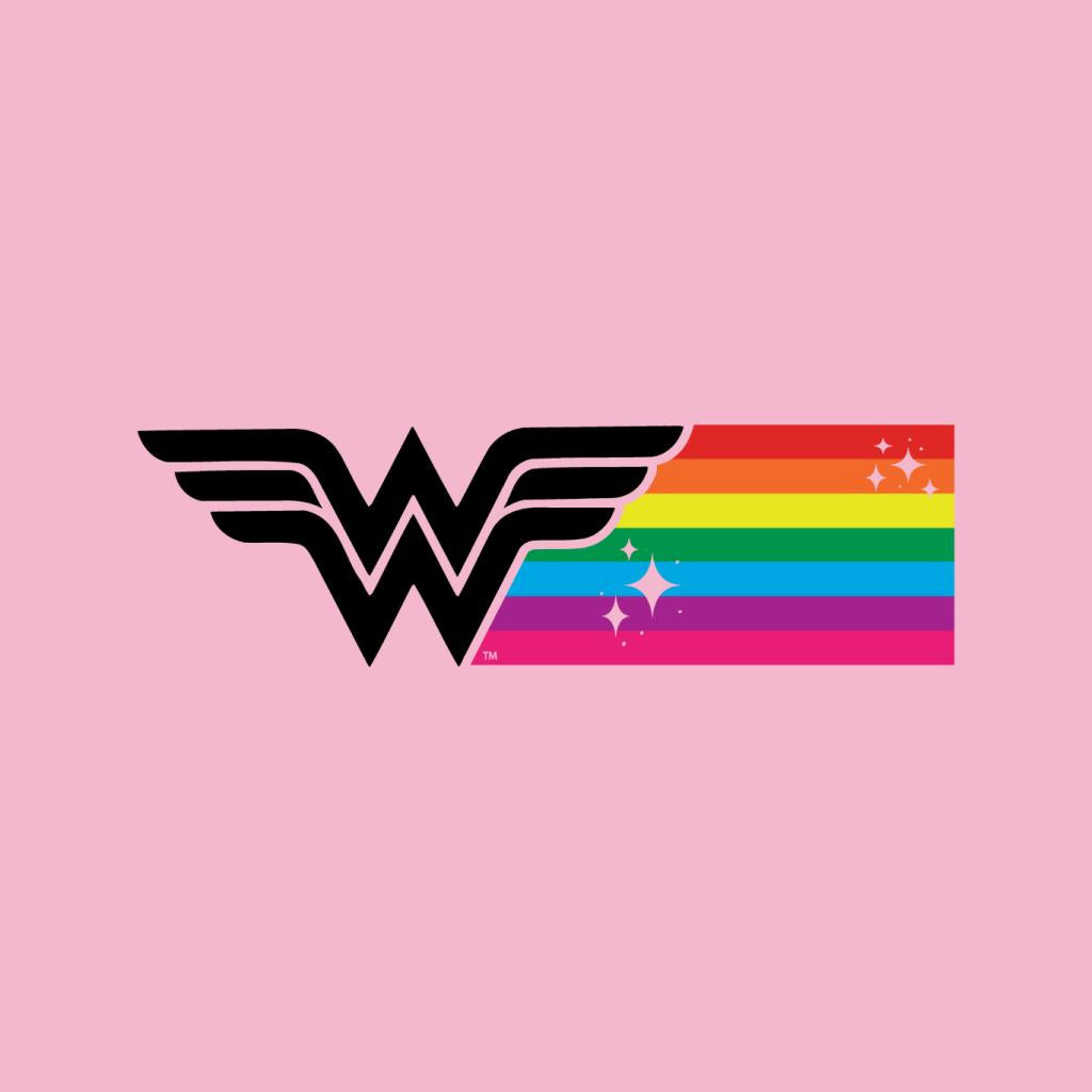 Wonder Woman Black Logo Rainbow Women's Sweatshirt product image 7