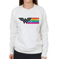 Wonder Woman Black Logo Rainbow Women's Sweatshirt product image 1