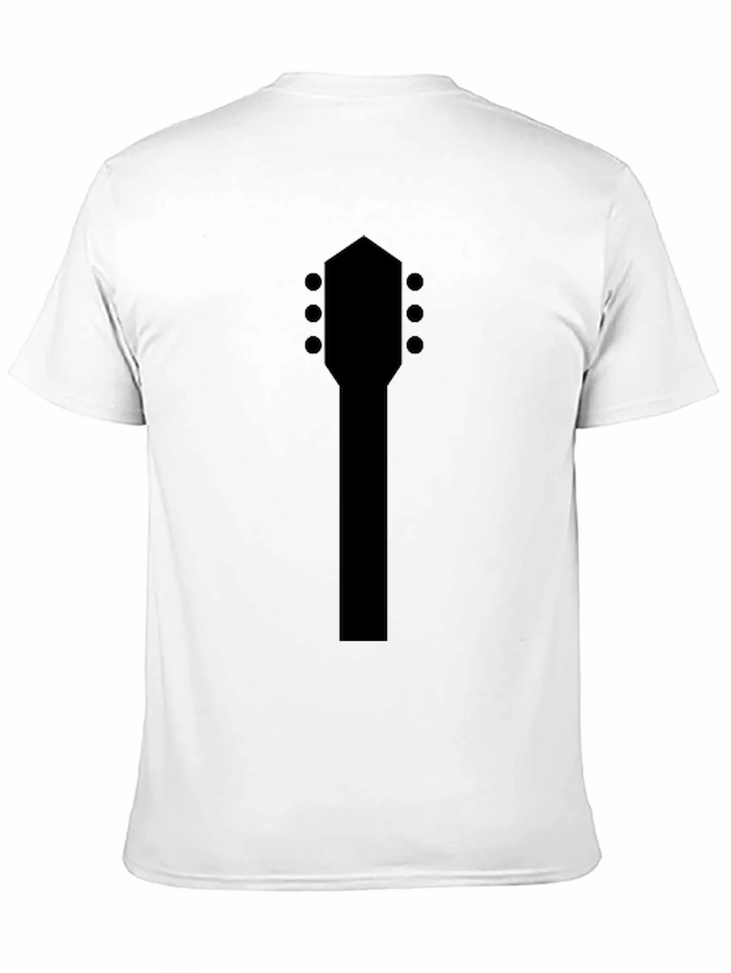 Guitar Headstock Black T-Shirt product image 8