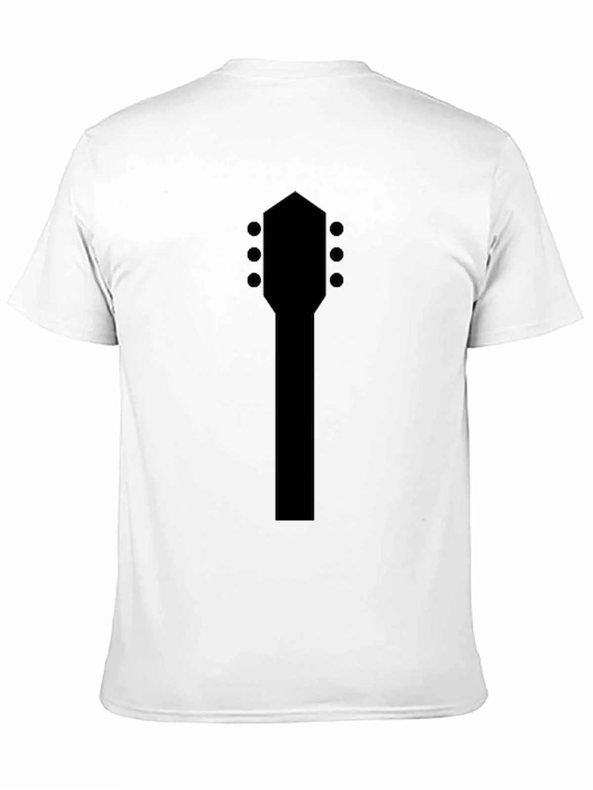 Guitar Headstock Black T-Shirt product image 8