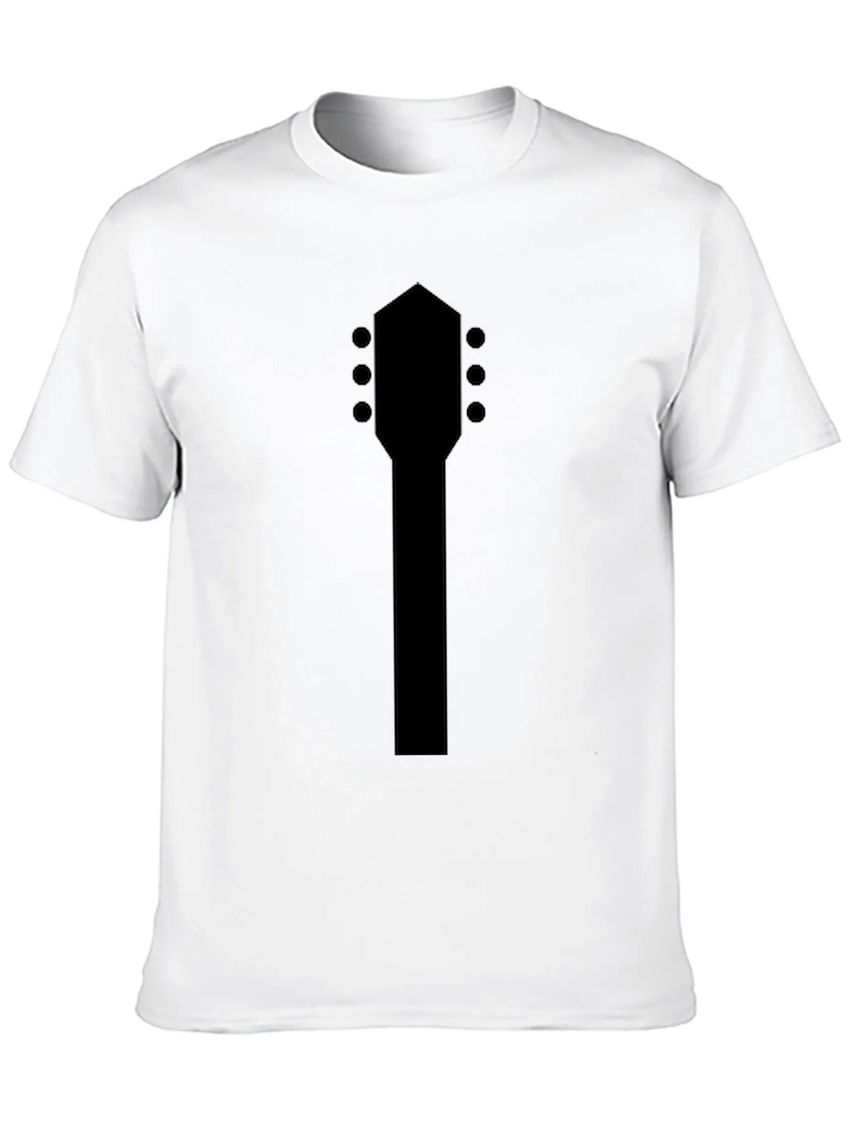 Guitar Headstock Black T-Shirt product image 7