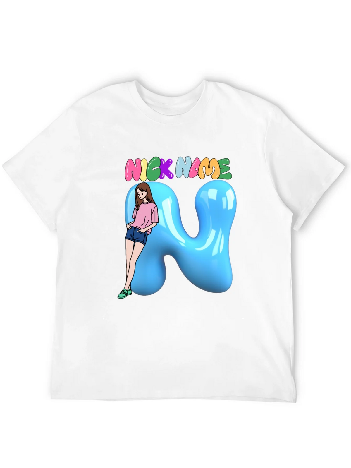 Fun Cartoon Nick Name T-Shirt product image 11